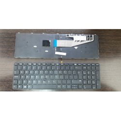 Tastatura laptop noua HP ProBook 650 G2 655 G2 Black Frame Black Backlit With Point Win8 Reprint Big Enter