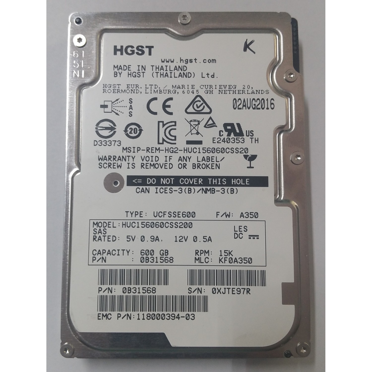 Hard disk server 600GB 10K 2.5" 12GBs ST600MP0018 SAS Hardisk-uri Server