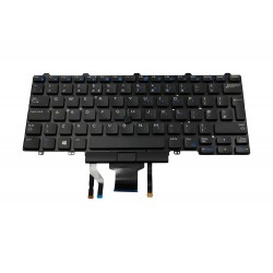 Tastatura laptop noua DELL E5450 Black (without frame) UK backlight