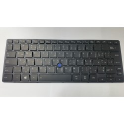 Tastatura laptop Toshiba Tecra X40-D Black Frame Black Backlit AR