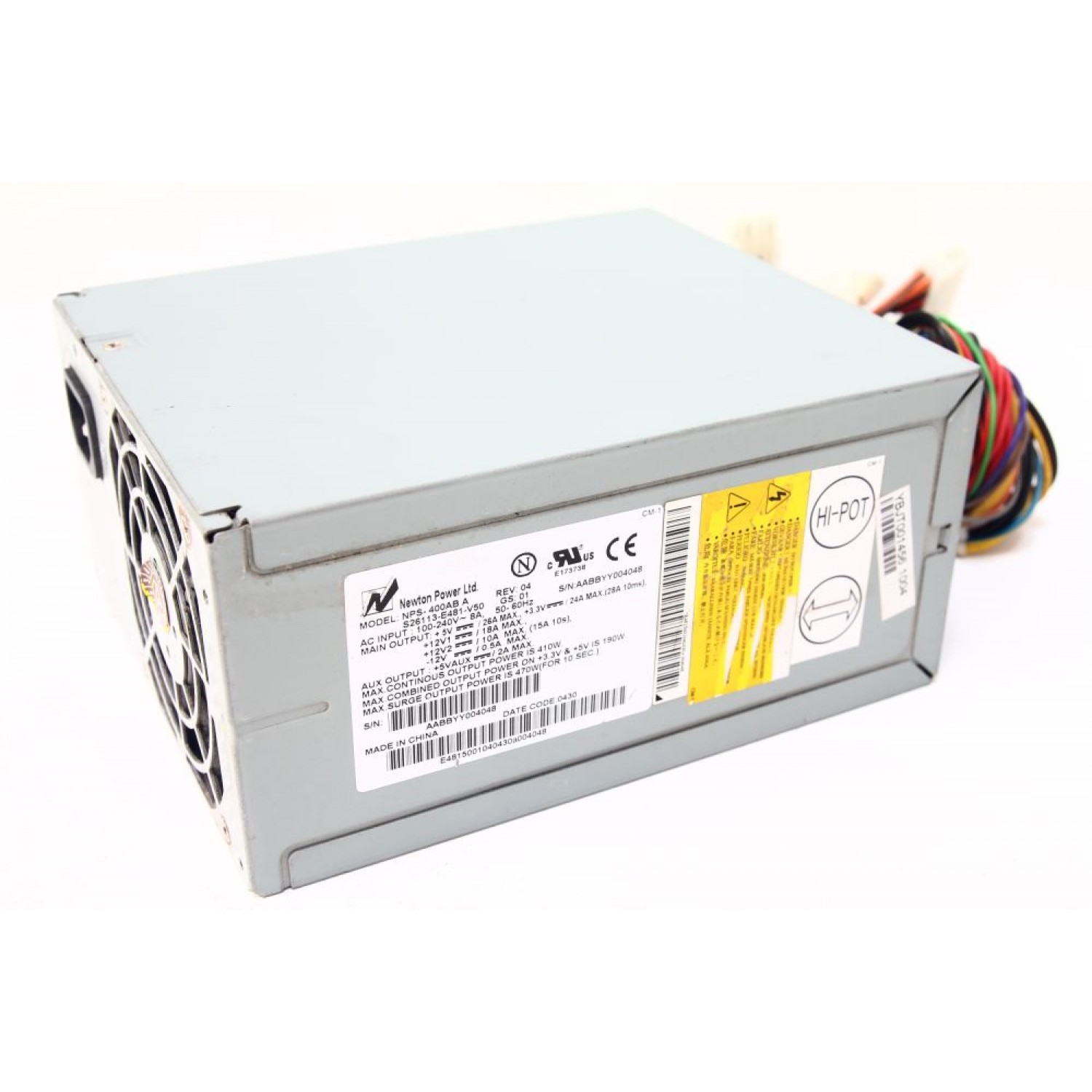 Sursa server Fujitsu PSU Primergy TX150 S2/S3/S4 S26113-E481-V50 410W