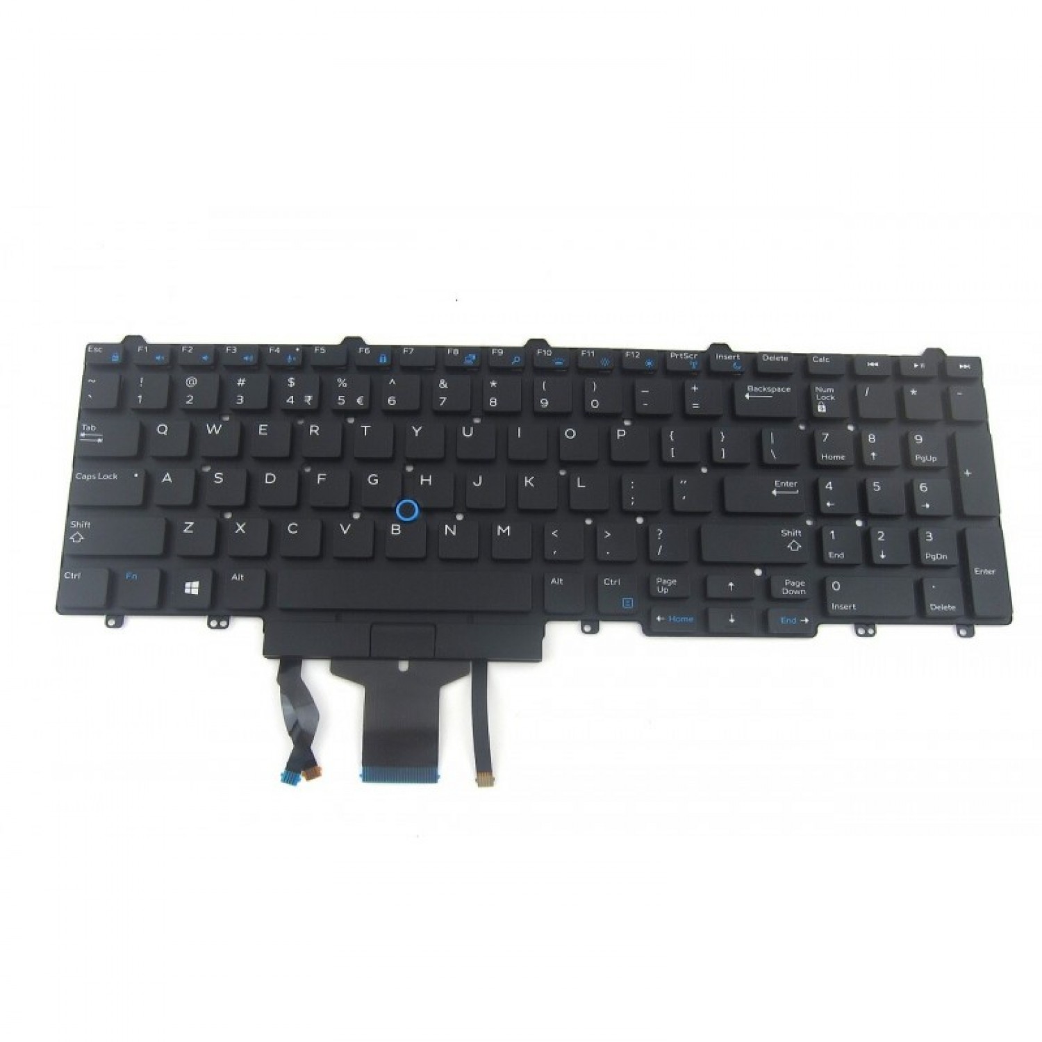 Tastatura laptop second hand Dell Latitude E5550 E5570 5580 / Precision 15 3510 / 7510 Backlit cu Rama DPN 0383D7 Layout US