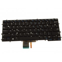 Tastatura laptop noua Dell Latitude 7370 E7370 BLACK(Without FRAME,Backlit) US DP/N KTYW0