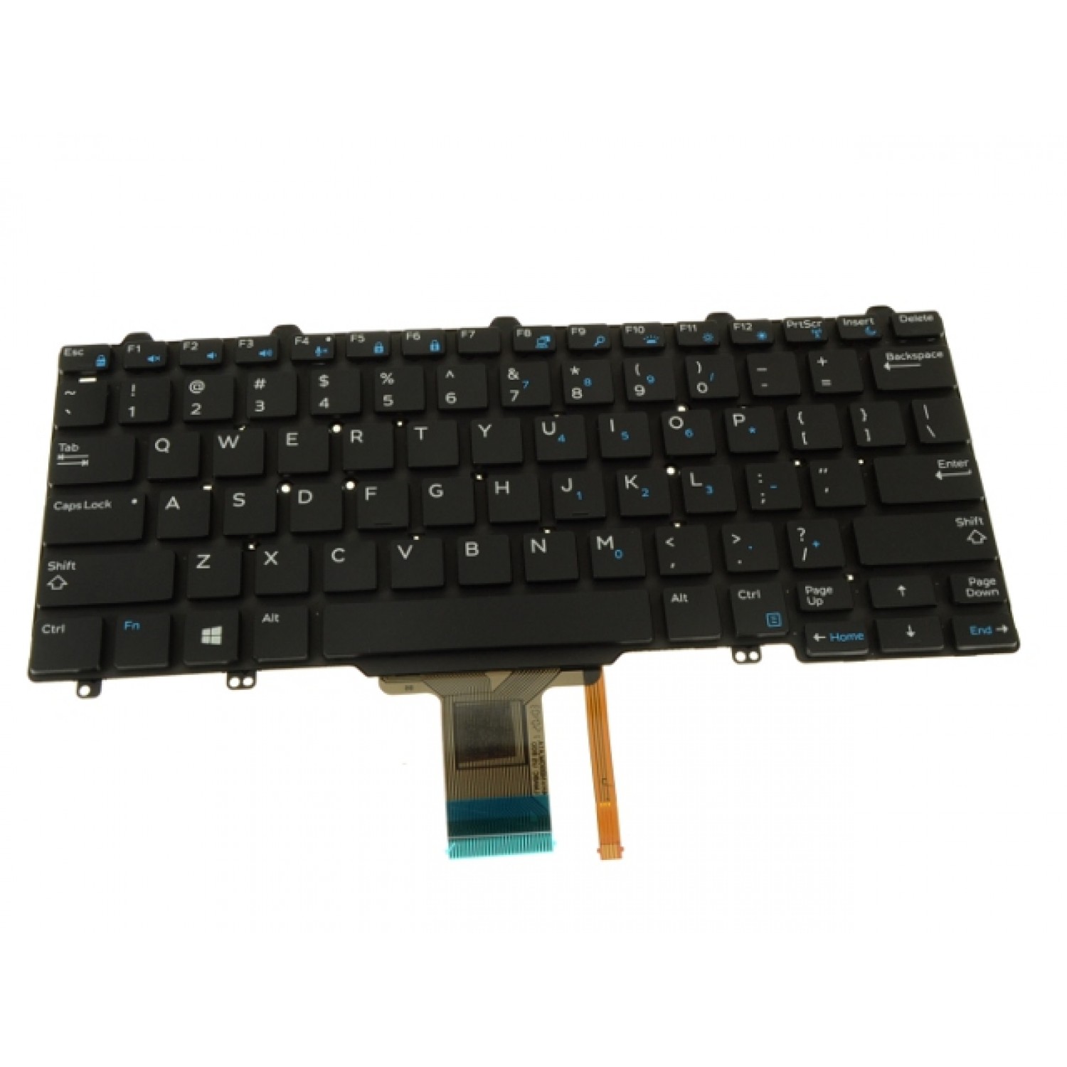 Tastatura laptop noua DELL Latitude 13 7000 7350 Black US (Without frame . backlit) DP/N 3P2DR