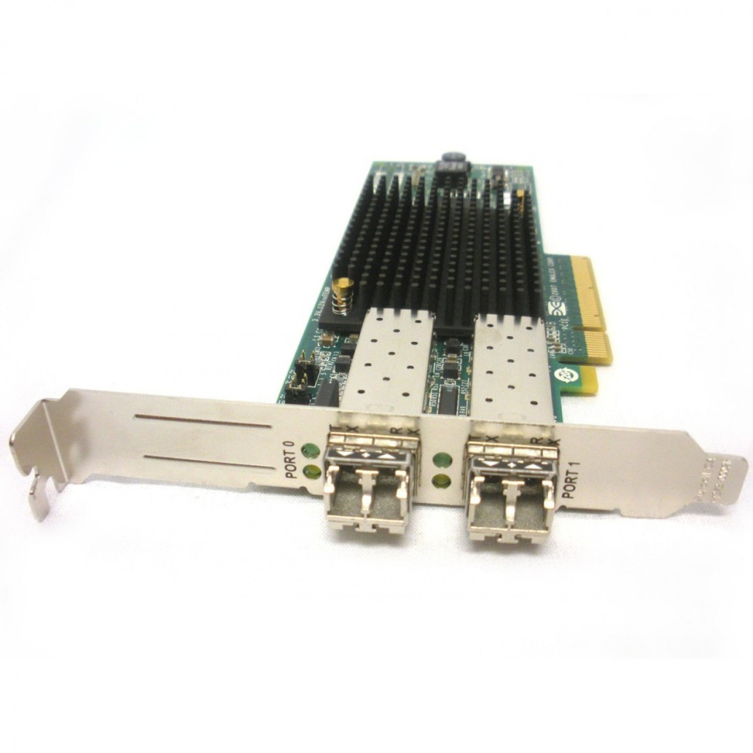 Placa de retea server Dual Port HP HP 82E 8Gb 2 PCIe Fibre Channel Host Bus 697890-001 + GBICURI 8GB SFP+ HP AJ718A 850nm Diverse Server