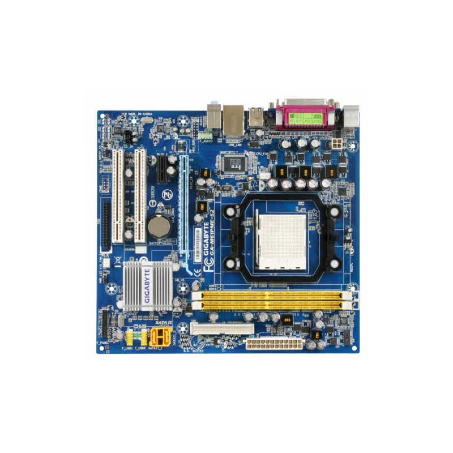Placa de baza GIGABYTE GA-M61PME-S2 + AMD Phenom X3 8650