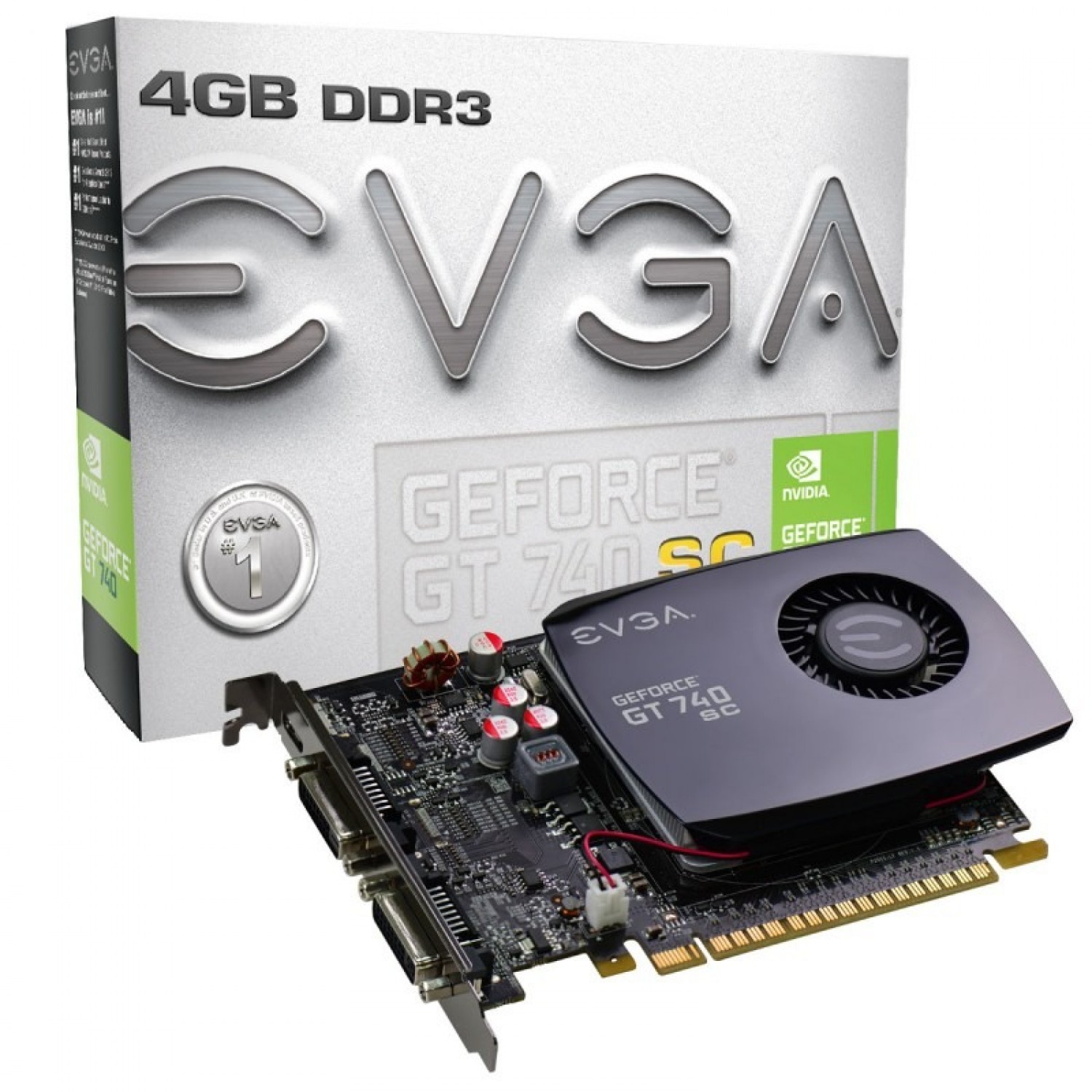 Placa video NOUA EVGA GeForce GT 740 Superclocked 2GB DDR3 128-bit