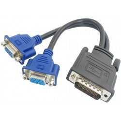 Cablu Nou in punga Dell DMS-59 pin Dual VGA Y-Splitter