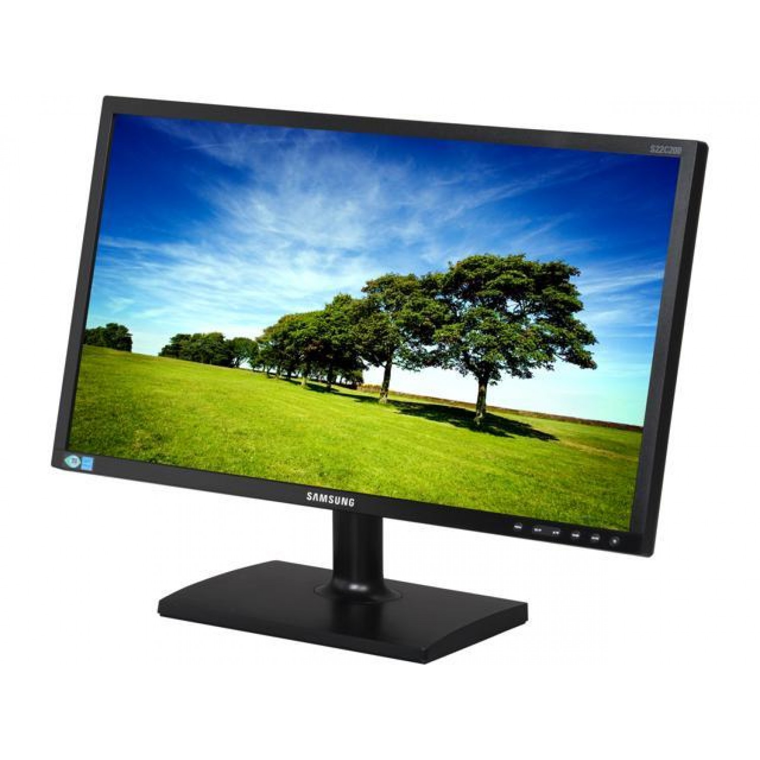 Monitor LED Samsung 21.5" Wide Full HD DVI VGA Negru S22C200B
