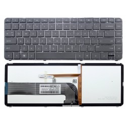 Tastatura laptop noua HP DV4-3000 Glossy Frame Black US Backlit