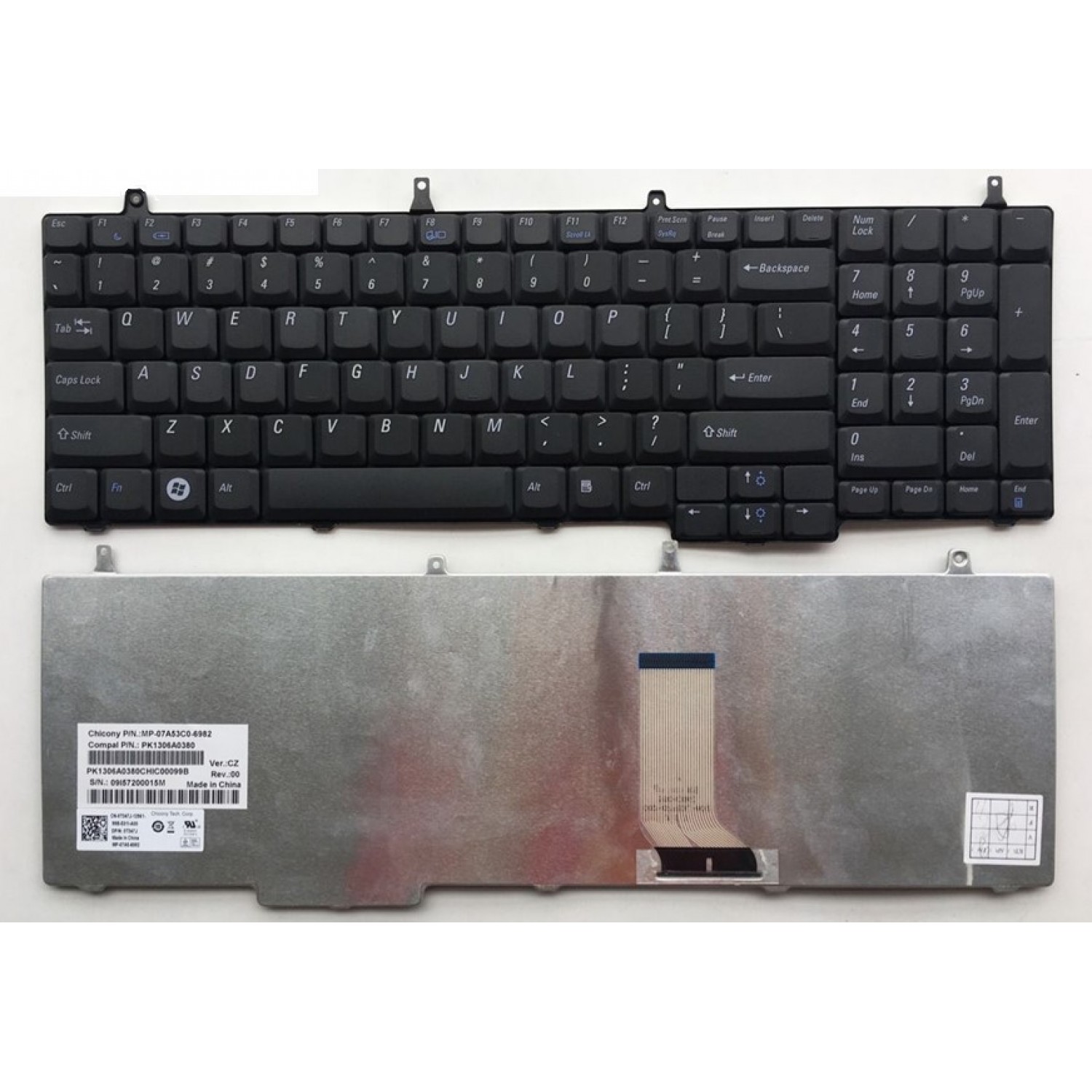 Tastatura laptop noua DELL Vostro 1710 1720 Black US