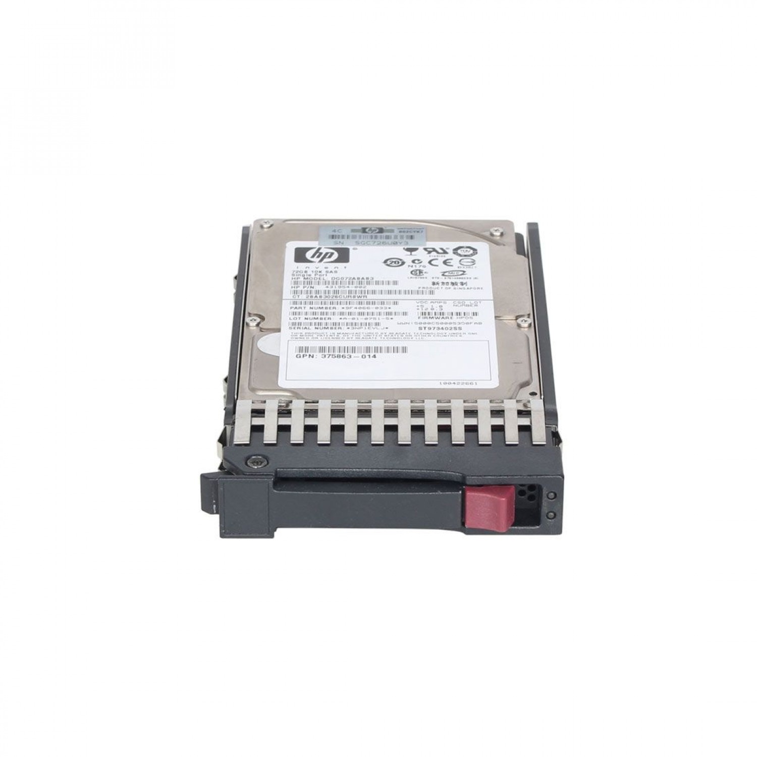 Hard disk server HP 72GB SAS 10K RPM  2.5'' 460850-001 375863-008