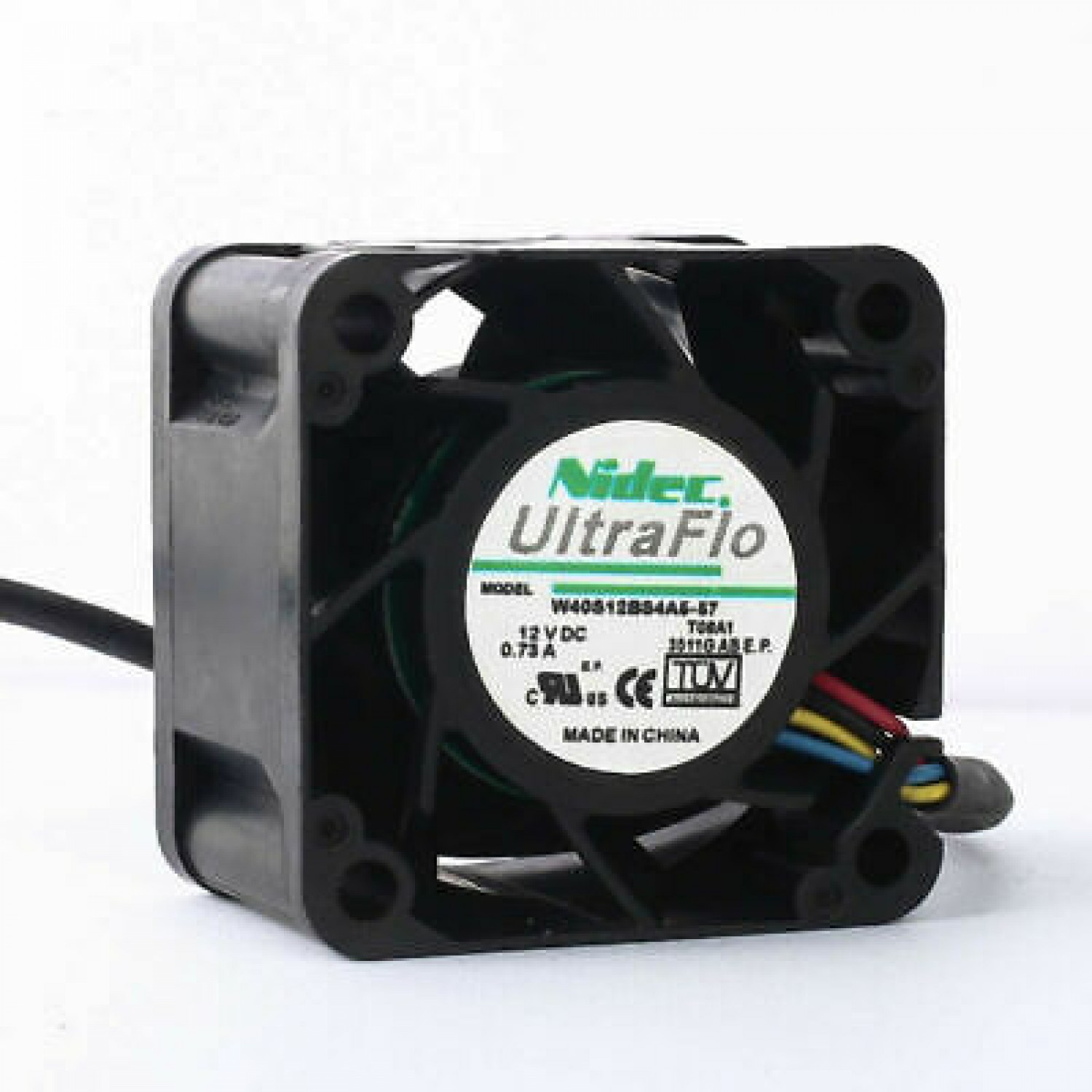 Ventilator nou desigilat Cisco NIDEC UltraFlo W40S12BS4A5-07 4CM 40x40x28mm 4028 DC 12V 0.73A Two Ball Bearing Alte componente PC