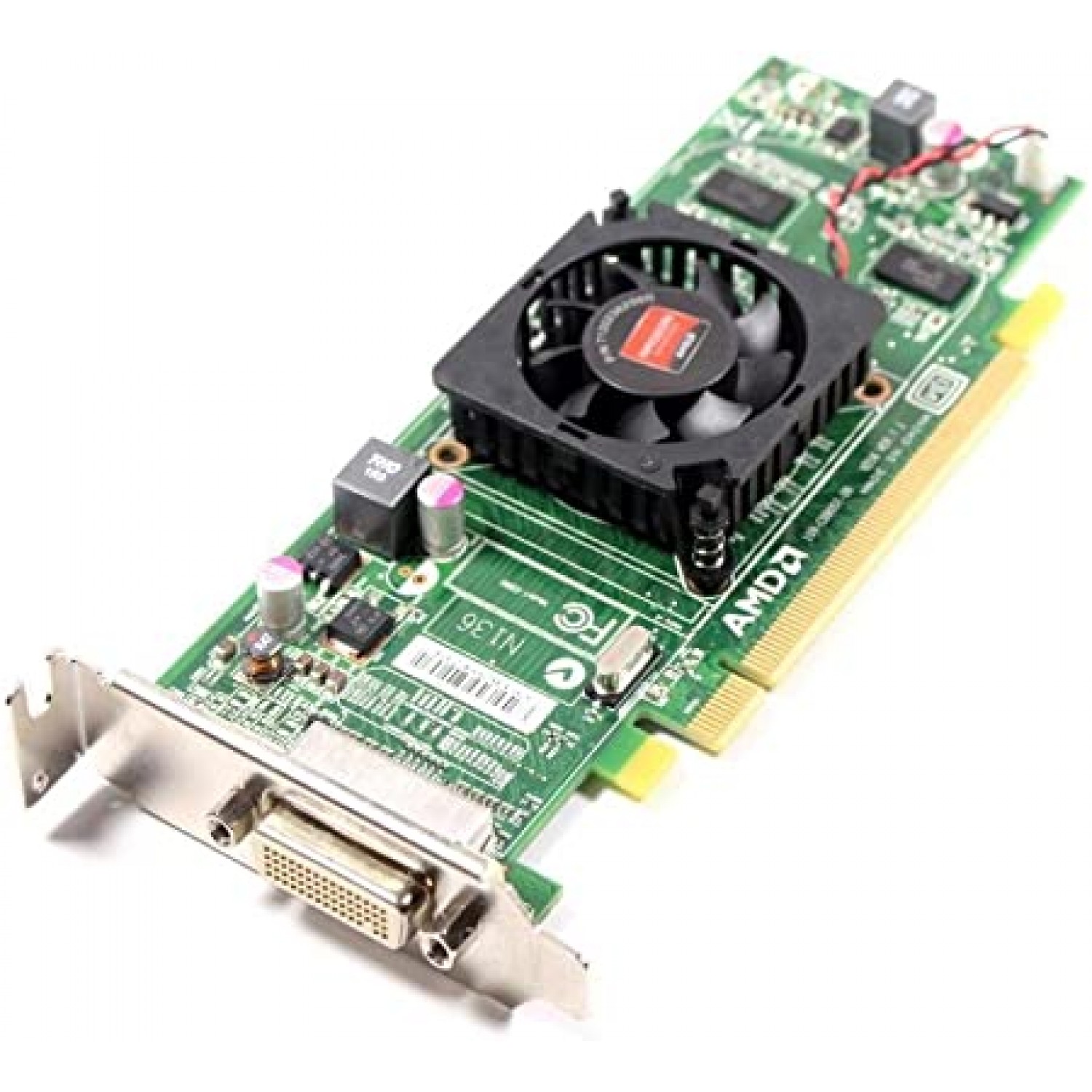 Placa video PC Radeon HD6350 512MB Low Profile DELL DP/N 1CX3M MFKYC adaptor DMS-59 la 2 x VGA inclus! Placi Video PC