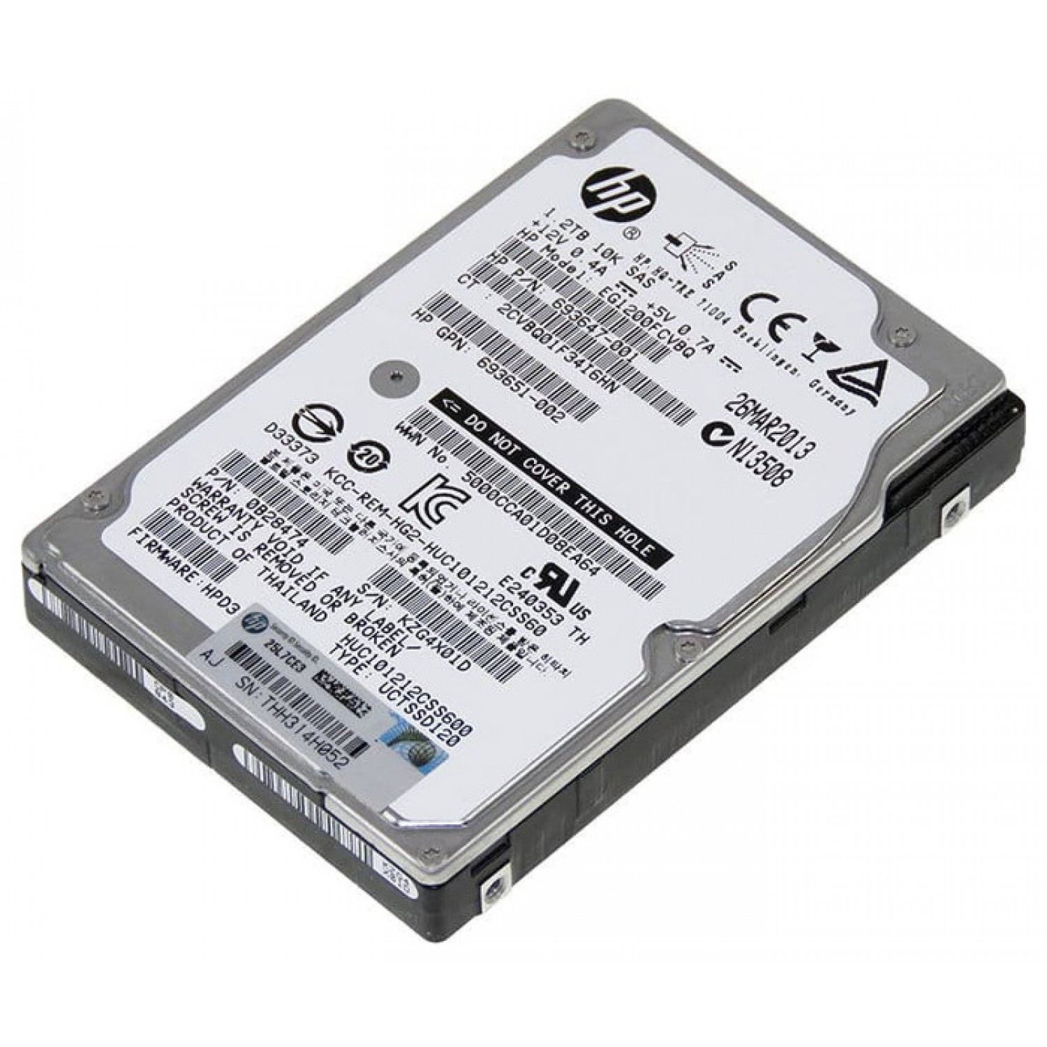 Hard disk server HP 1.2TB 10K SAS 2.5" 693647-001 697578-003 6Gb Hardisk-uri Server