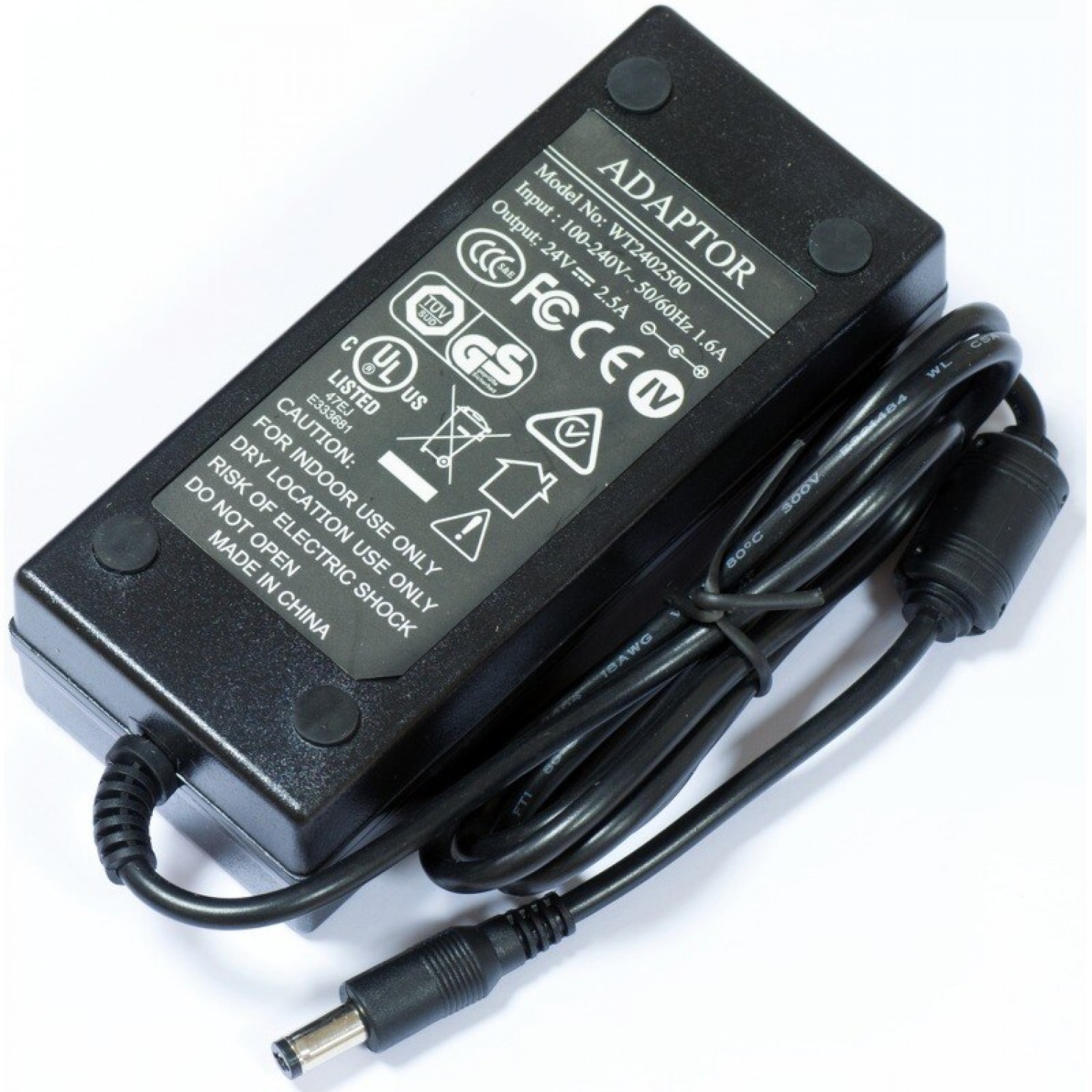 Alimentator WT2402500 24V 2.5 mufa 5.5mm 2.1mm