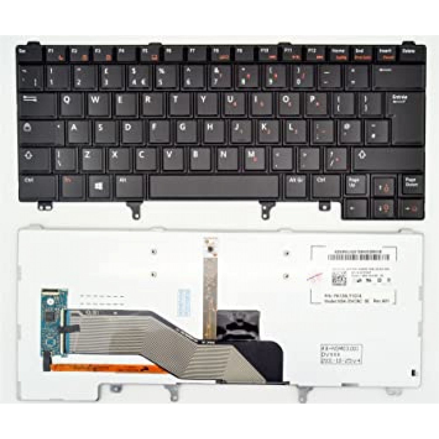 Tastatura laptop second hand DELL Latitude E6230 6220 6320 5420 E6420 E6430 E6440 UK DP/N 0HPDH cu Backlite