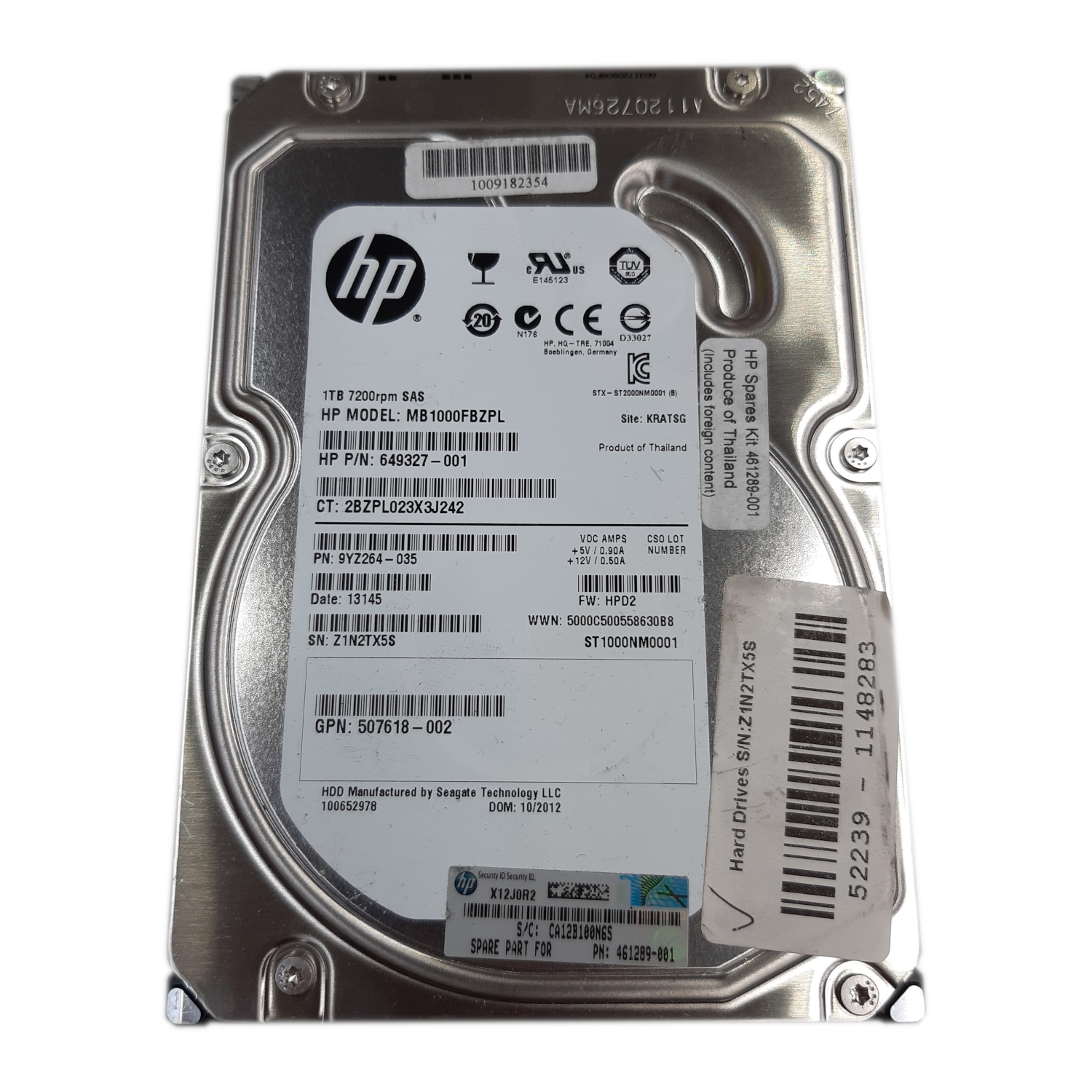 Hard disk server HP Enterprise Class 1TB 7200RPM 3.5'' SATA 6Gbps 657753-002 739333-001 Hardisk-uri Server