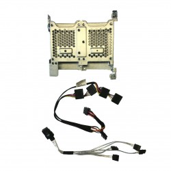 Kit Cabluri Mini-SAS la 4 SATA 823077-011 8 823078-001 826011-001 si Caddy pentru 4 SSD HP Proliant DL360 G9 6070B09721 cage