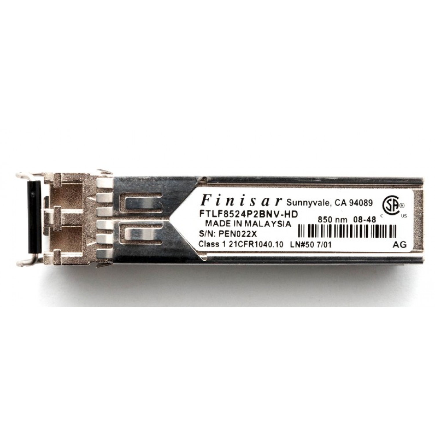 Modul GBIC Finisar FTLF8524P2BNV-HD 4GB 850nm SFP