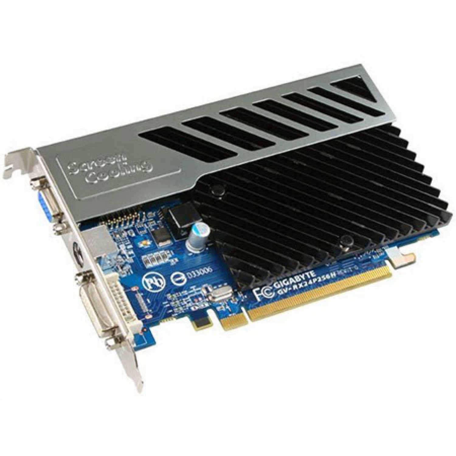 Placa video PC ATI Radeon HD 2400XT GV-RX24T256H PCI-e 256MB GDDR2 64Bit VGA DVI S-Video