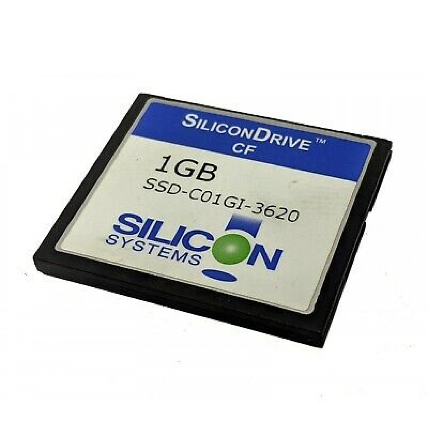 Card Compact Flash SiliconDrive 1GB CF SSD-C01GI-3620