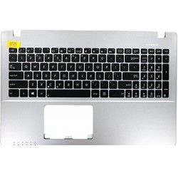 Carcasa superioara palmrest si tastatura Asus X550VA Grey