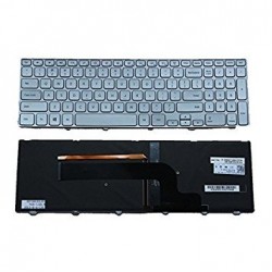 Tastatura laptop noua originala Dell Inspiron 15-7000 Series 7537 Silver Frame Silver US Backlite (win8) DP/N 087YTJ