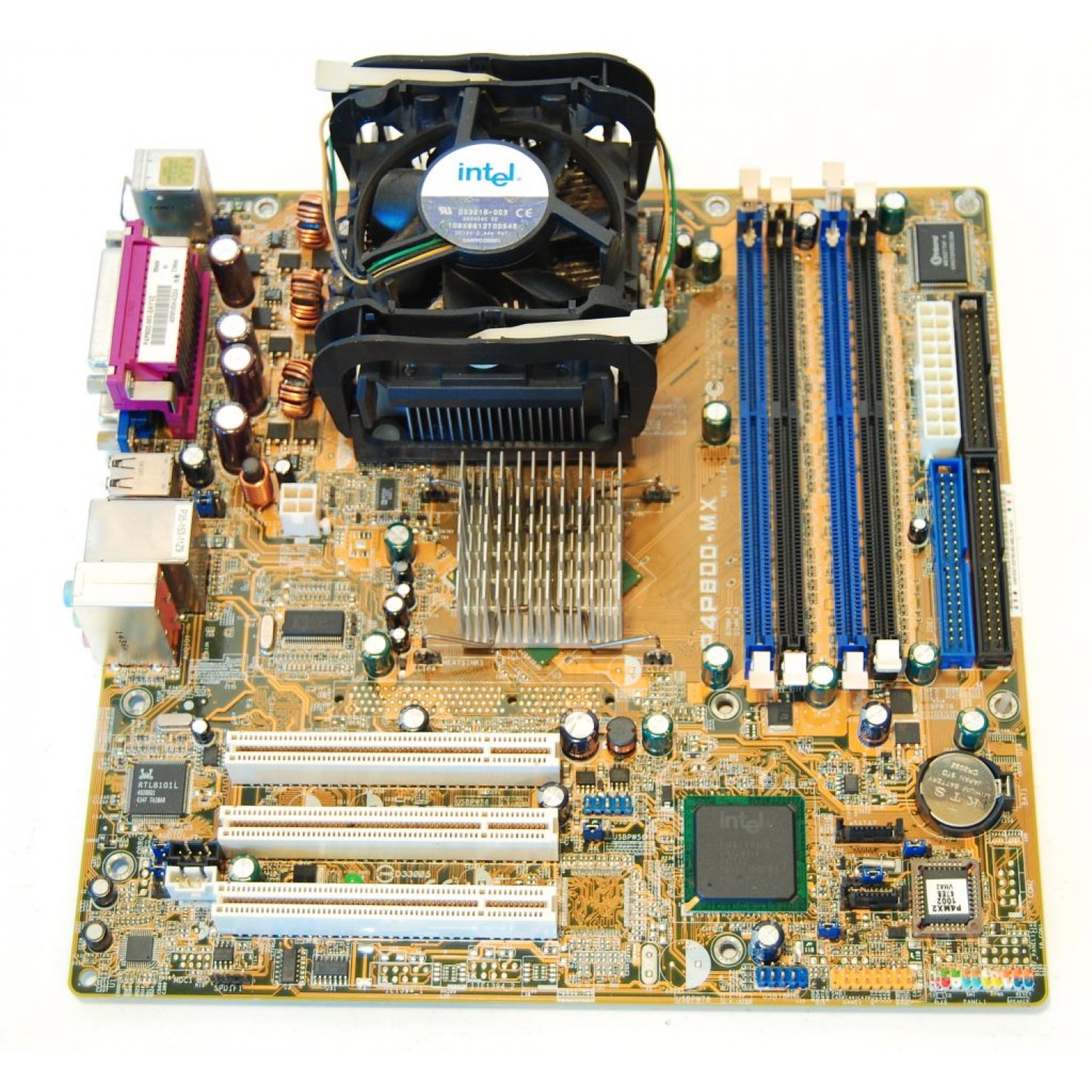 Kit Placa de baza ASUS P4P800-MX + CPU Pentium 4 3.2Ghz + cooler Socket 478