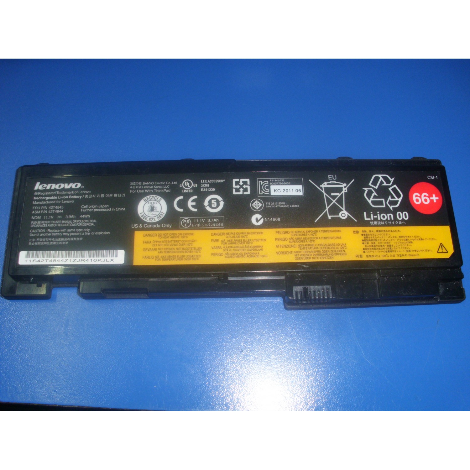 Acumulator laptop second hand original LENOVO T420s FRU 42T4845