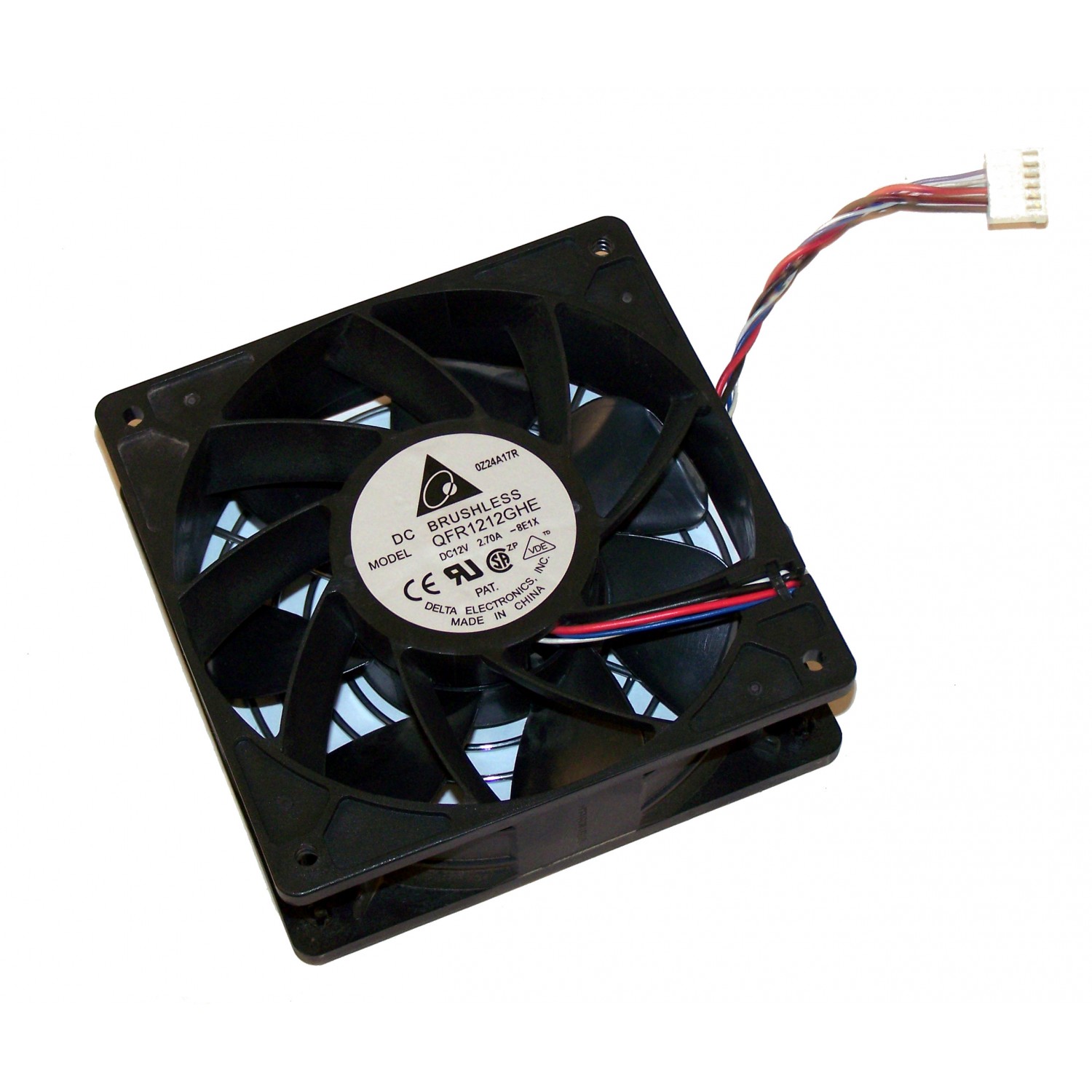 Ventilator DELTA QFR1212GHE 12V 2.7A 4wires 120 mm x 120 mm x 38 mm