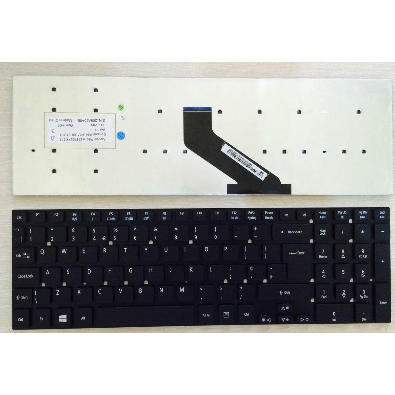 Tastatura laptop noua ACER Aspire 5755G 5830T V3-731 V3-771G V3-772 V3-772G Black (Without frame. WIN 8) UK
