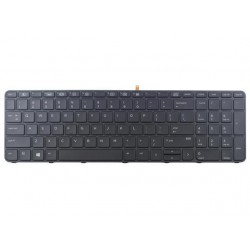 Tastatura laptop ca noua HP Probook 450 G3 455 G3 470 G3 Black Frame Black (Backlit , Pulled) US