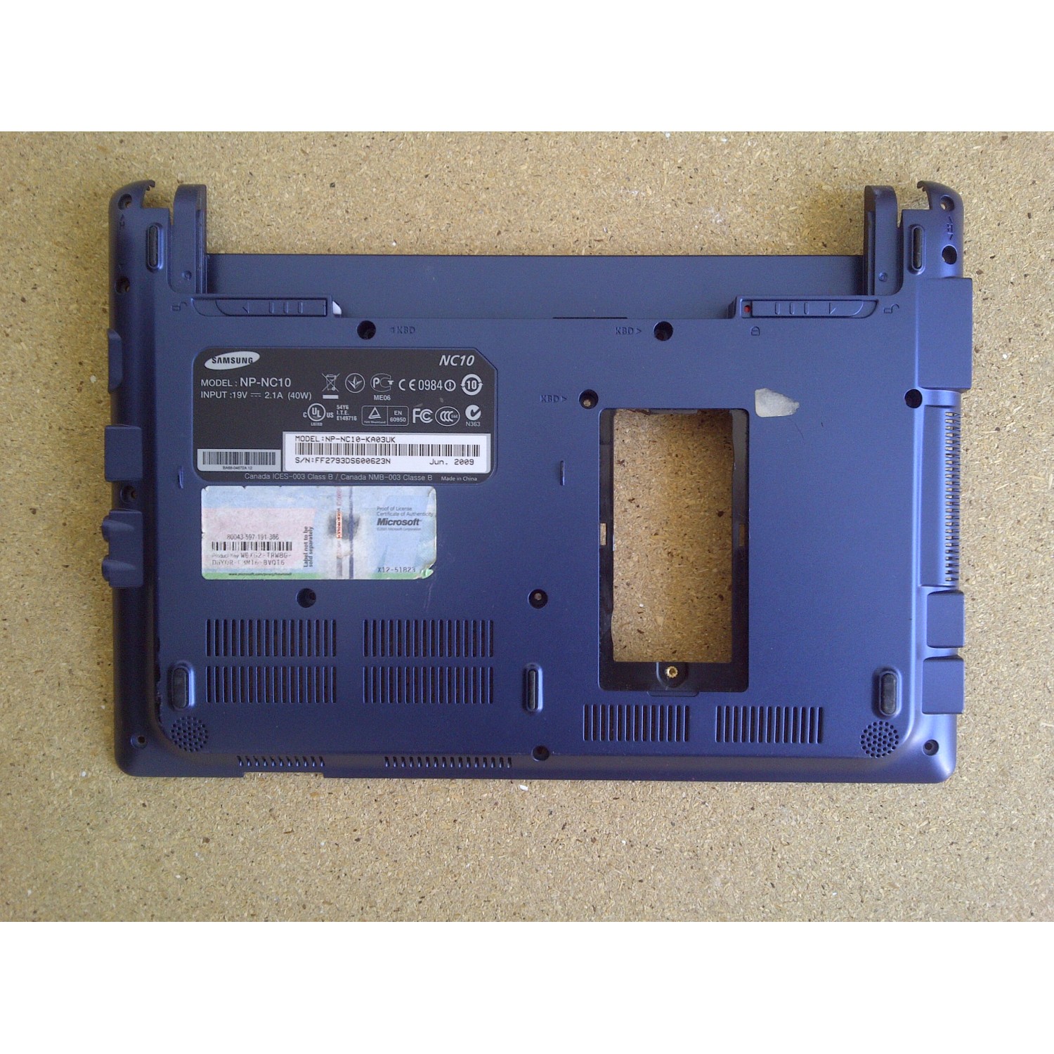 Bottomcase Samsung NC10 BA75-02137