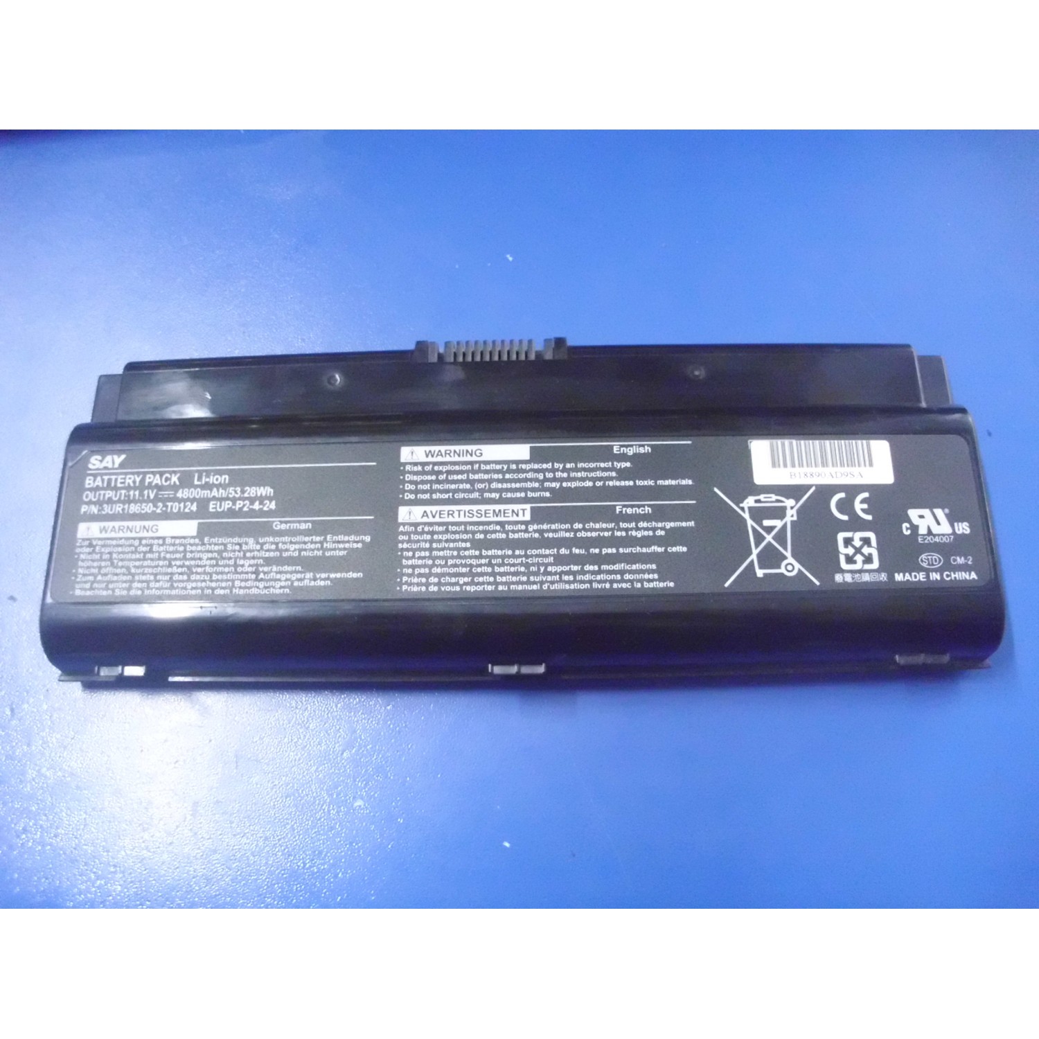 Acumulator laptop second hand compatibil  PACKARD BELL SL65 SL81 3UR18650-2-T0124
