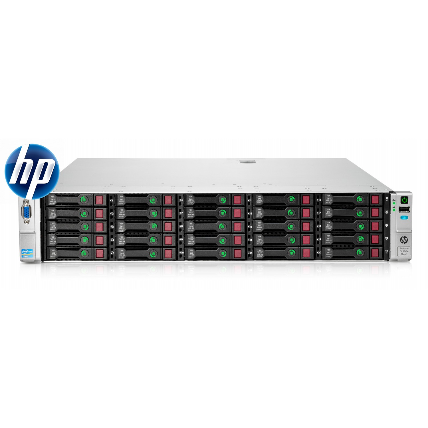 Server HP Proliant DL380E G8 2 x E5-2420 six core 1.9Ghz ideal pentru storage 25 x 2.5" bay Servere