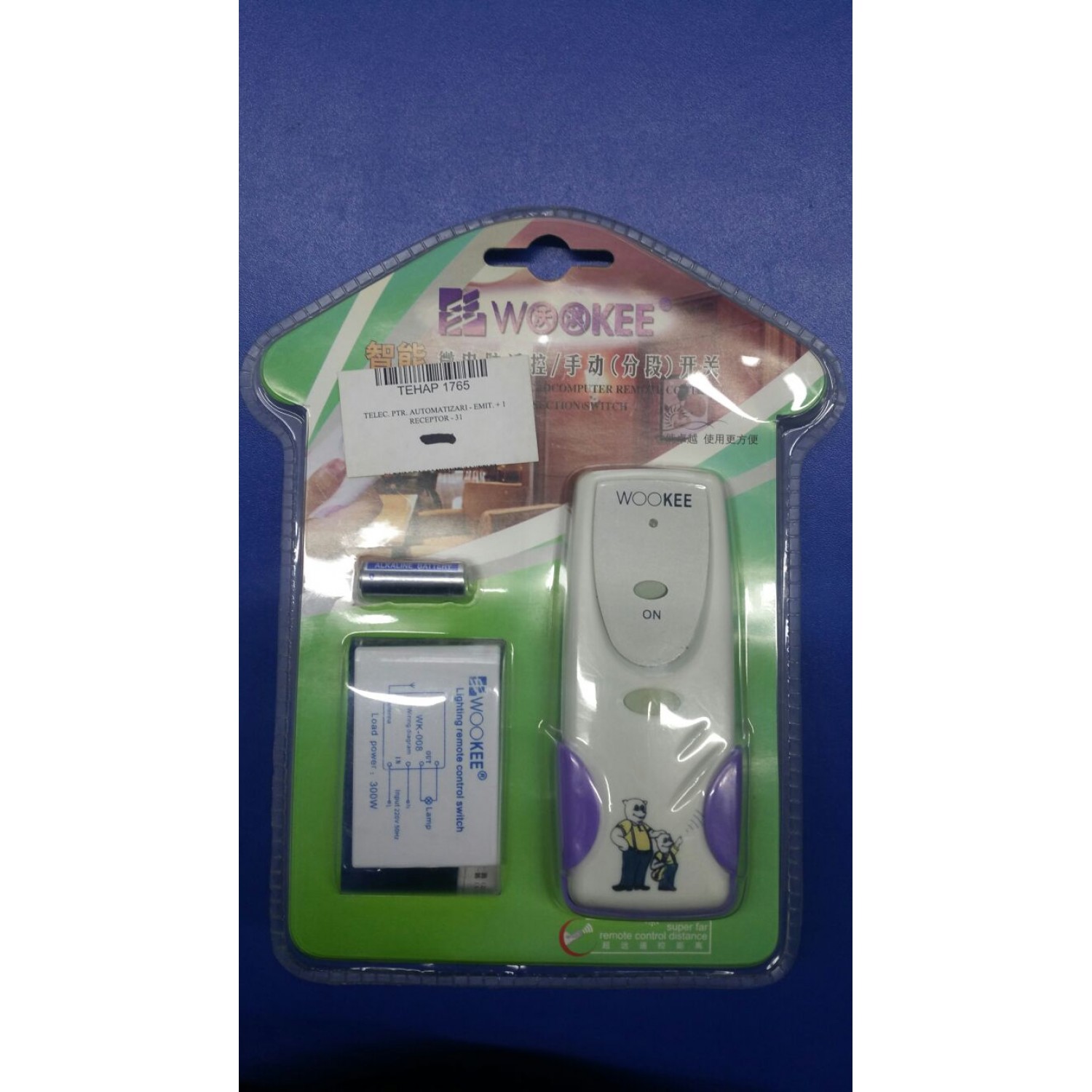 Telecomanda Inteligenta WOOKEE  pentru automatizari Emitor + Receptor