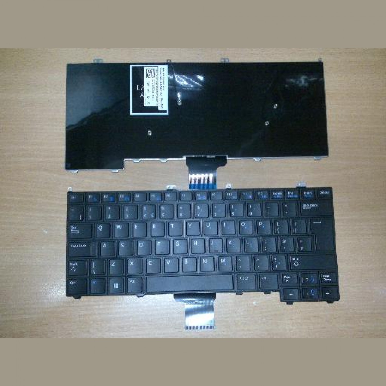 Tastatura laptop noua Dell Latitude E7440 E7420 E7240 Black without Point Stick UK Noi