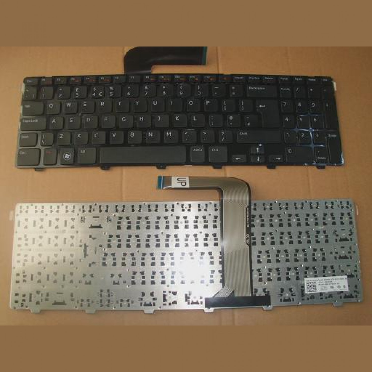 Tastatura laptop noua DELL Inspiron 15R N5110 Black Frame Black UK