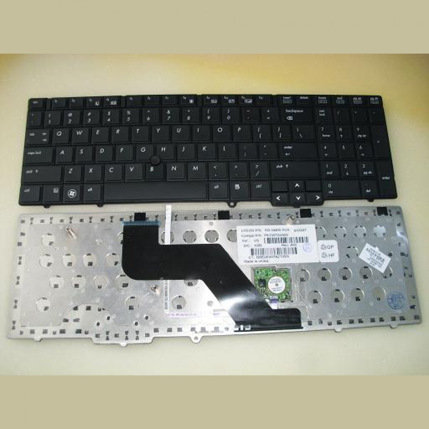 Tastatura laptop noua HP 8540W BLACK With point stick