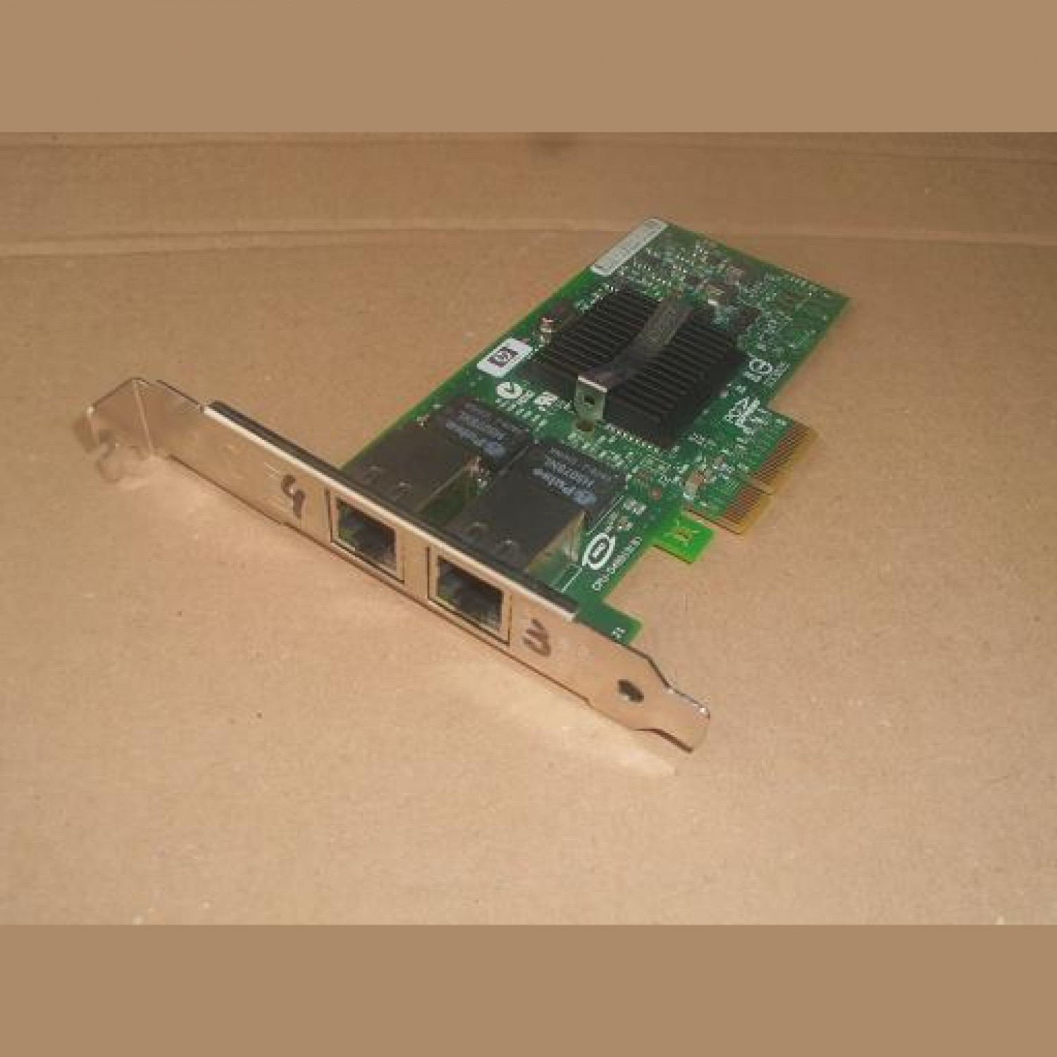 HP NC360T Dual-Port Gigabit NIC PCI-E Server Adaptor Card DP FH 412651-001