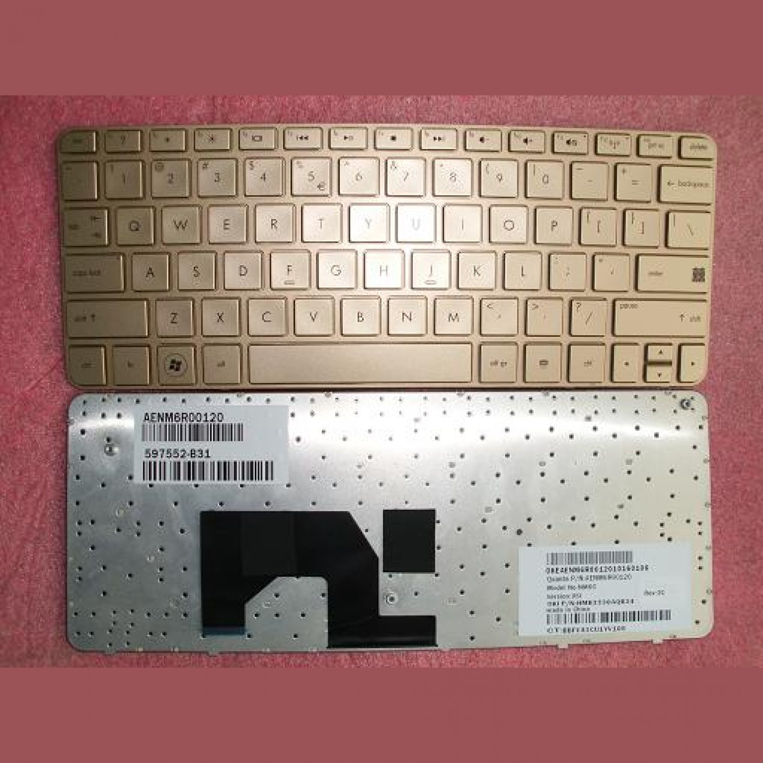 Tastatura laptop noua HP MINI 210-1000 GOLDEN FRAME GOLDEN US