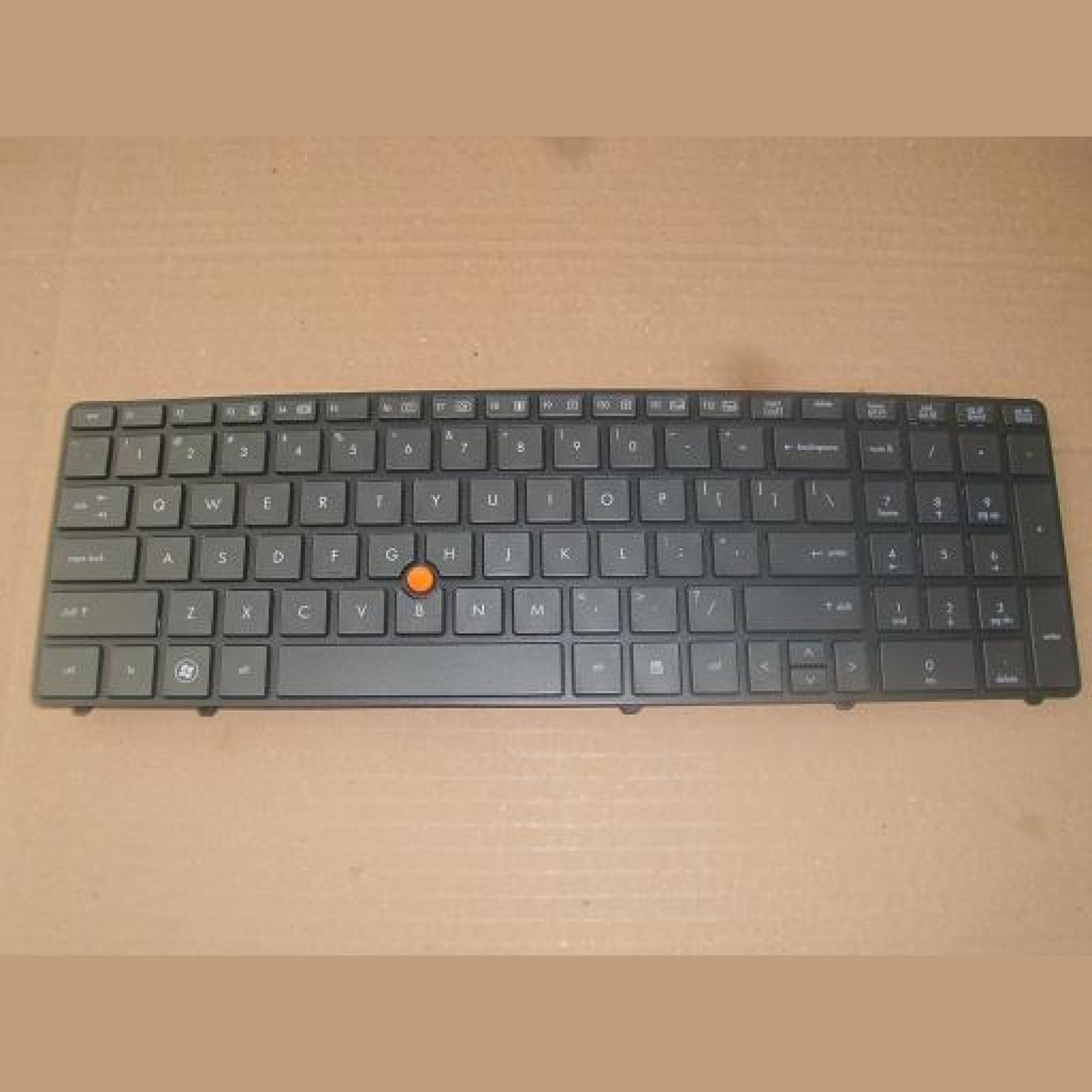 Tastatura laptop noua HP 8560W Gray Frame Gray BACKLIT (With point stick) US