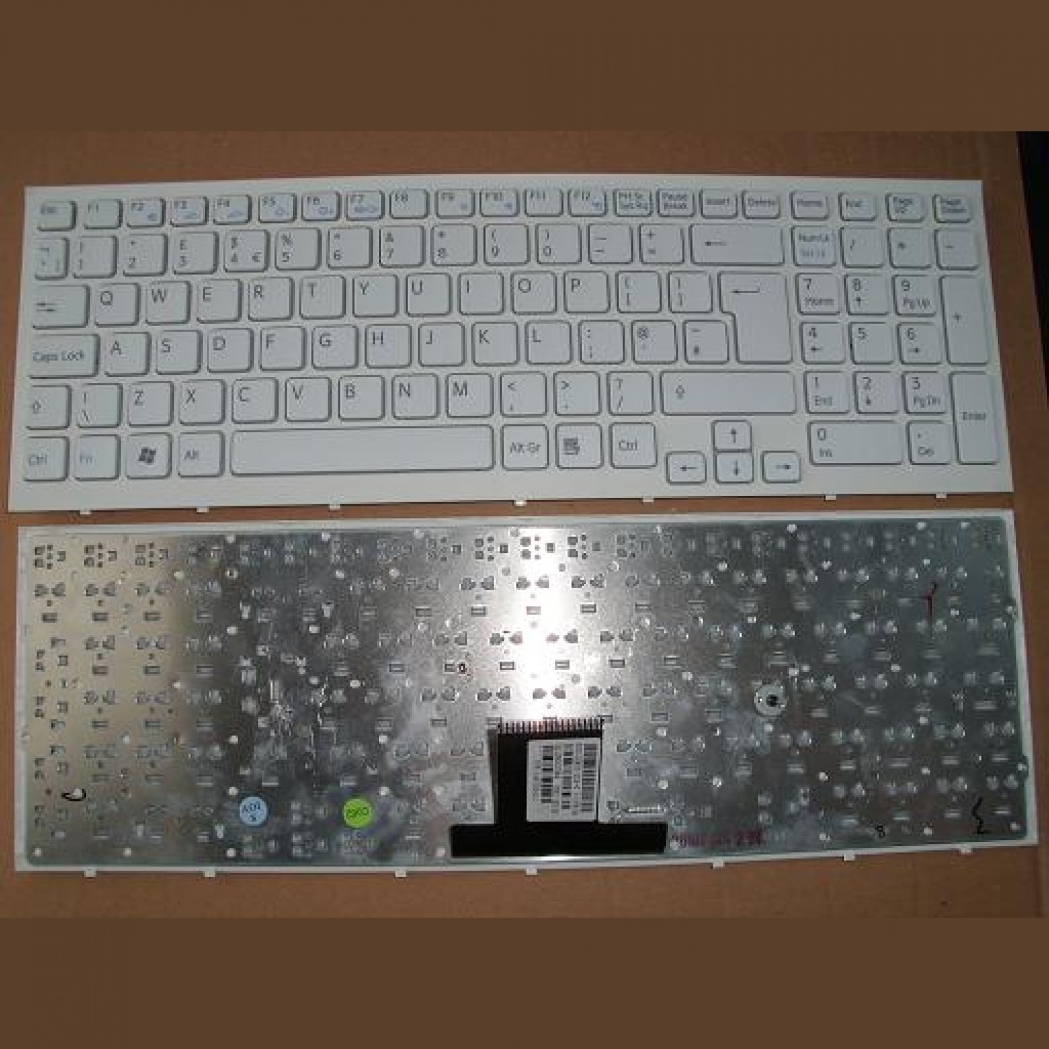 Tastatura laptop noua SONY VAIO VPC-EB WHITE FRAME WHITE (Without foil) UK