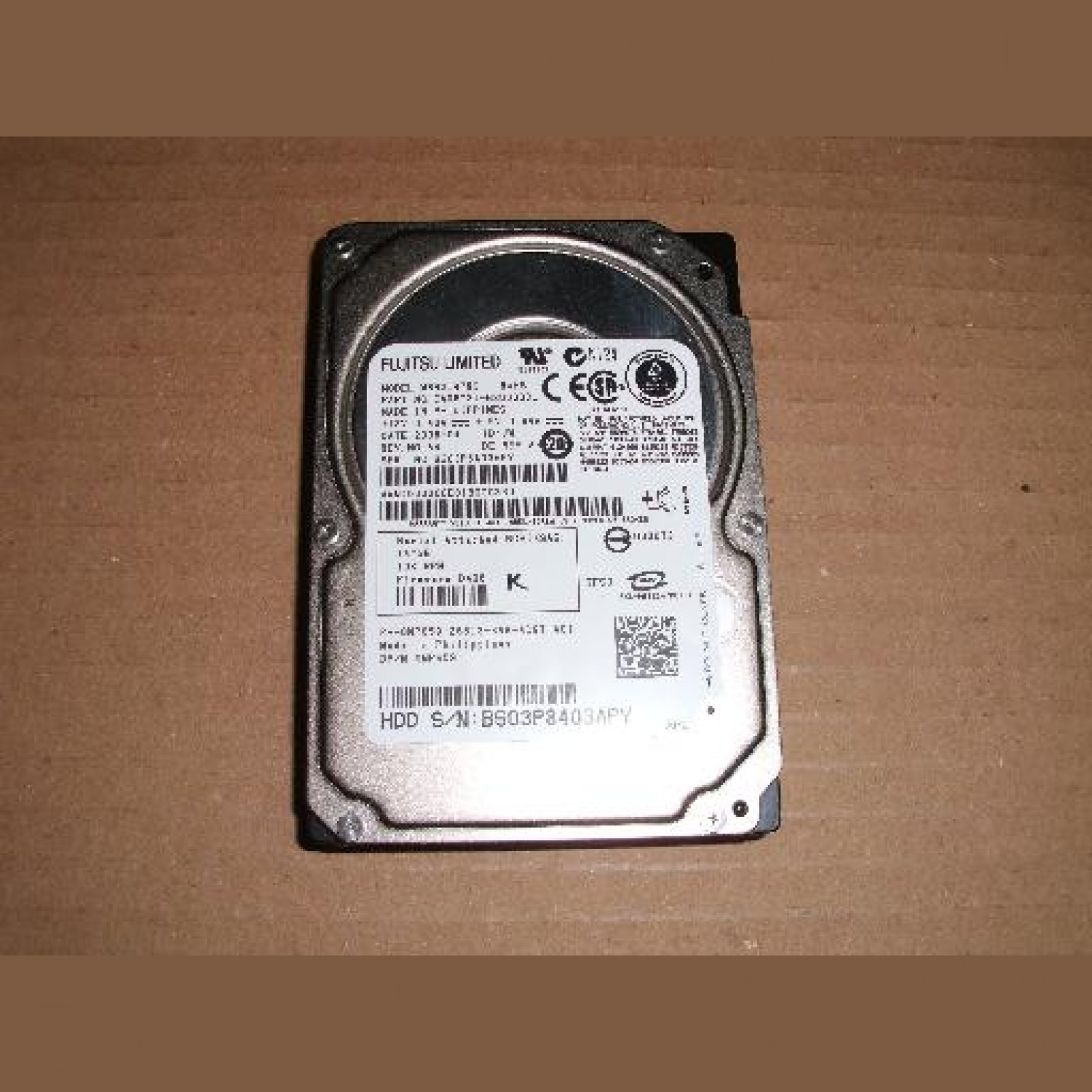Hard disk server Fujitsu Dell 146 GB 10K SAS 2.5" DP/N NP659