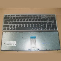 Tastatura laptop noua LENOVO U510 SIlver Frame Black( WIN8) US
