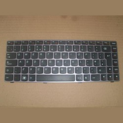 Tastatura laptop noua LENOVO Z370 Z470 Pink Frame Black UK