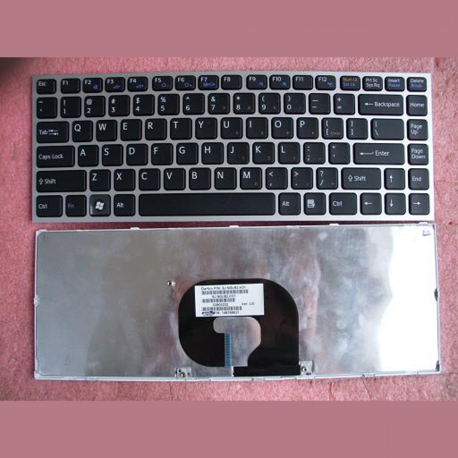 Tastatura laptop noua SONY VPC-Y Series SILVER FRAME BLACK