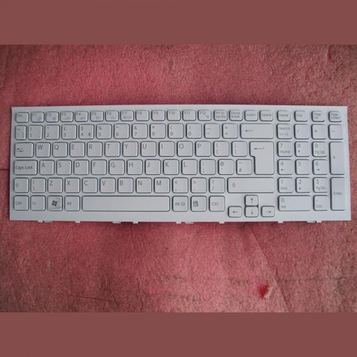 Tastatura laptop noua SONY VPC-EH WHITE FRAME WHITE UK
