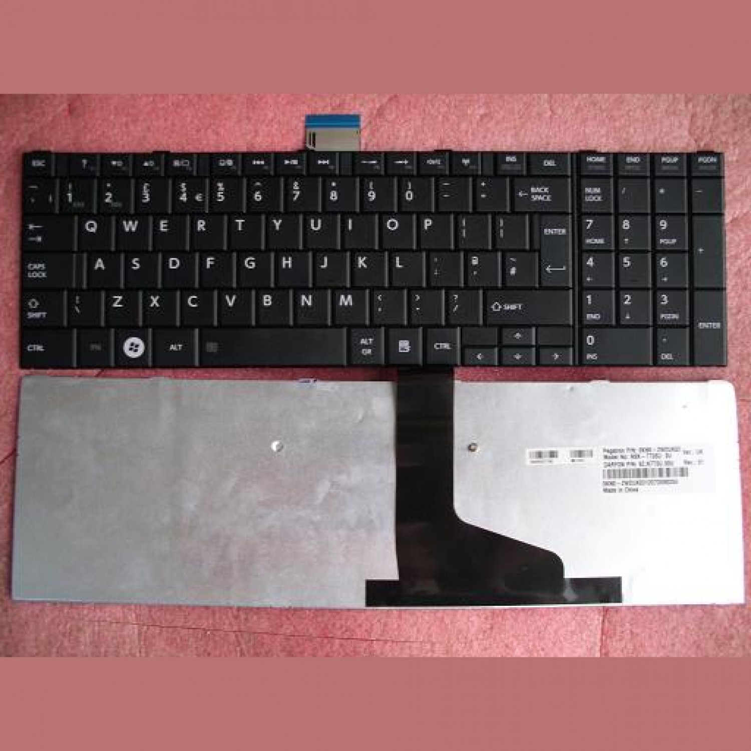 Tastatura laptop noua TOSHIBA C850D C855 C855D L850 L850D L855 L855D BLACK UK